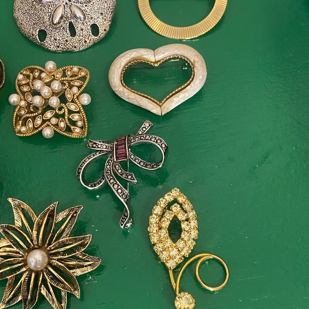 Brooch/pin lot. - Picture 3 of 4